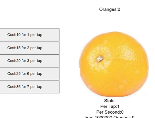 Orange Fruit Clicker