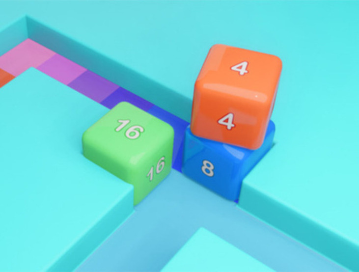 Maze Cube 2048