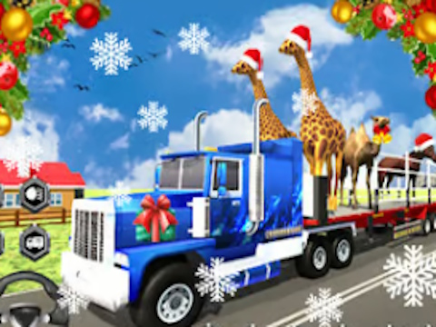 Christmas Animal Transporter Truck