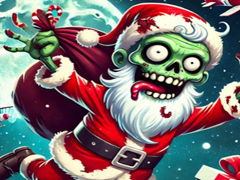 Flappy Zombie Santa Christmas Game