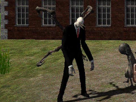 Slenderman Lost at School