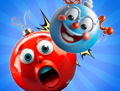 Merge Balls New Years Toys in 3D!