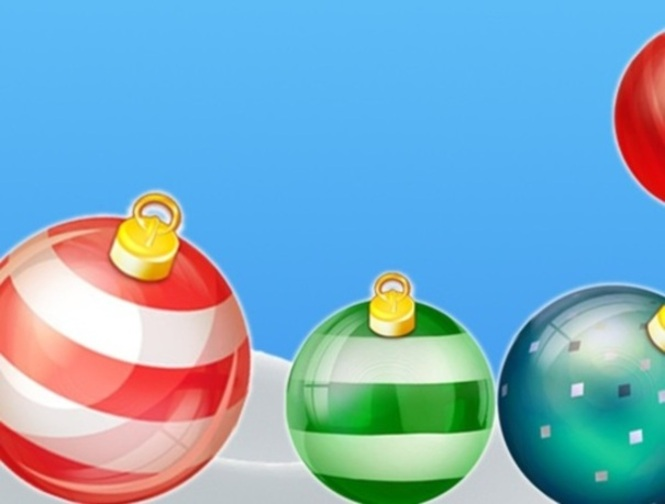 Puzzles Balls Merge the New Year!