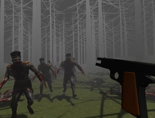 Zombies in a Forest