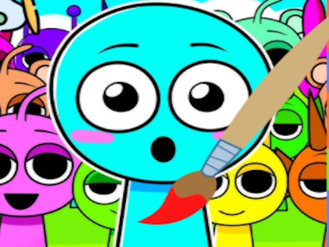 Sprunki Coloring Time