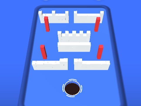 Hole 3d Color Block Game