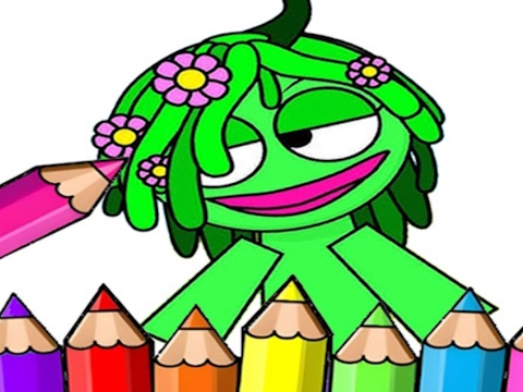 Sprunki Coloring Music Anime