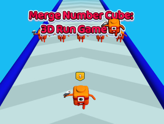 Merge Number Cube 3d Run Game