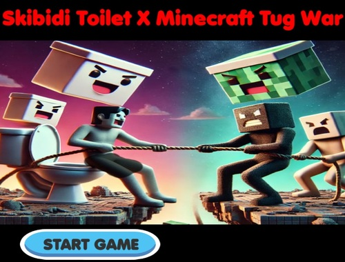 Skibidi Toilet X Minecraft Tug War
