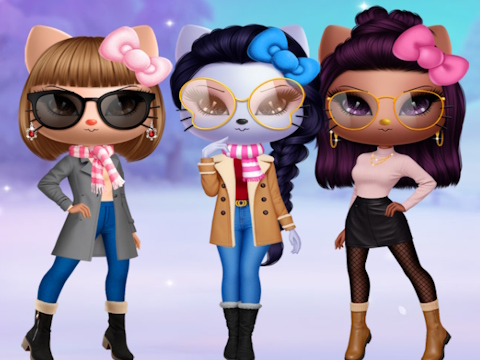 Kitty Squad Winter Dress up