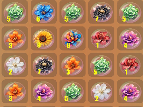 Dice Puzzle Flowers!
