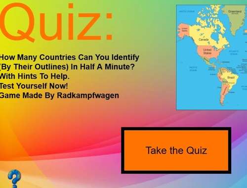 30s Country Quiz