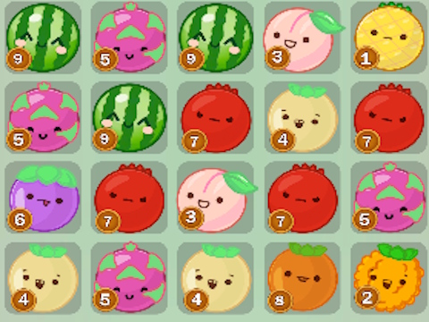 Dice Puzzle: Fruits!