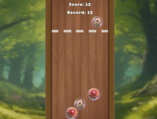 Merge Flowers In Bubbles 2048!