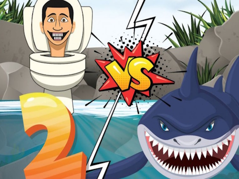 Hungry Shark Vs Skibidi 2