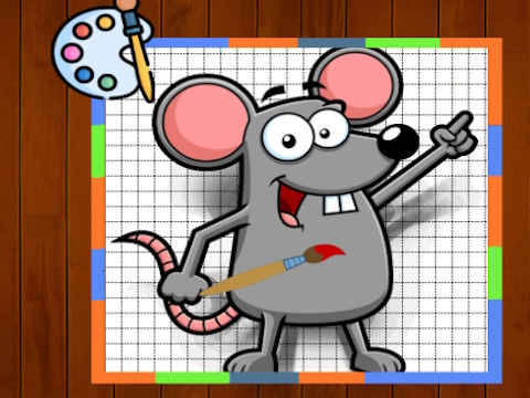 Funny Mouse Coloring Time