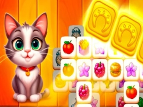 Cat Town Tile Match Puzzle