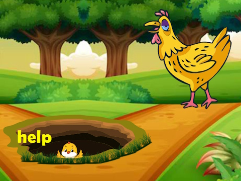 Dangerous Situation Chick Escape