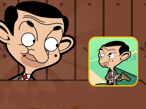 Mr Bean Solve Puzzle