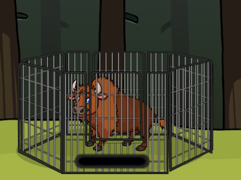 Rescue the Bison from Cage