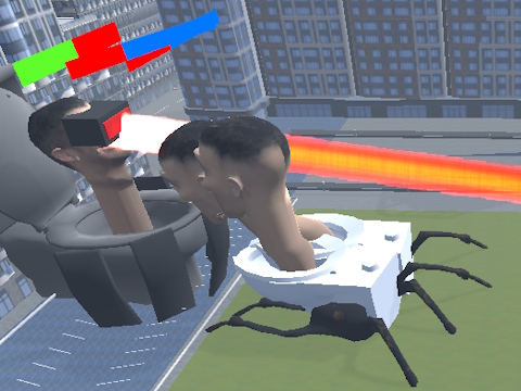 Merge Toilet Skib Fight