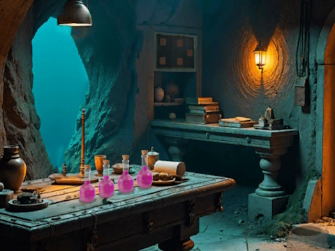 Underwater Sorceress Escape