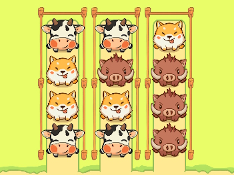 Animal Sort Cute Game Puzzle