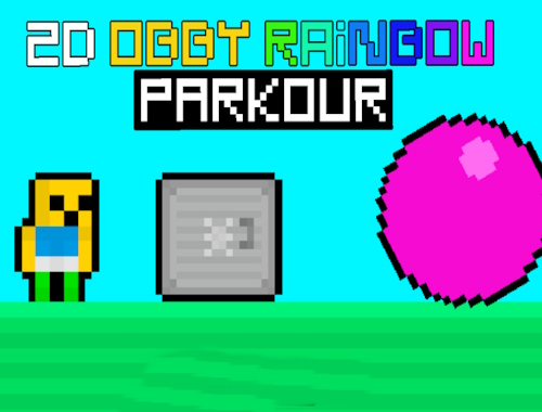 2D Obby Rainbow Parkour