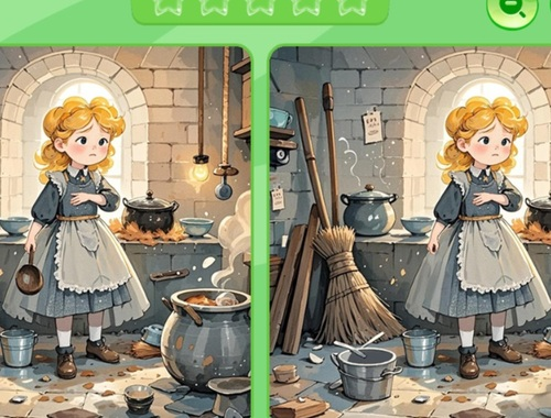 Find The Differences: Cinderella