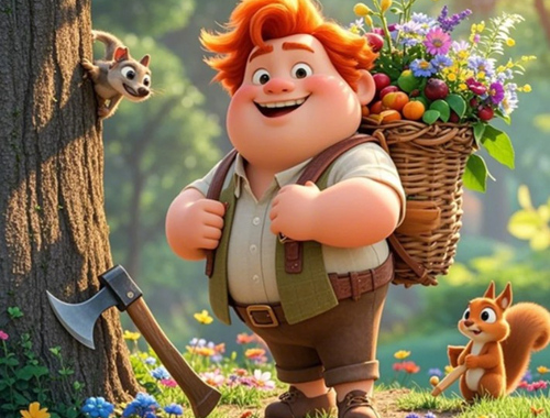 Find The Differences: The Honest Woodcutter