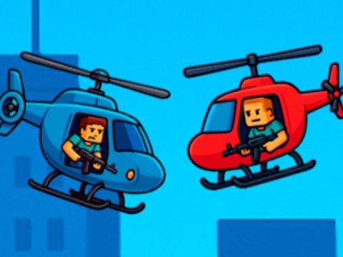 Helicopter Battle Steve 2 Player