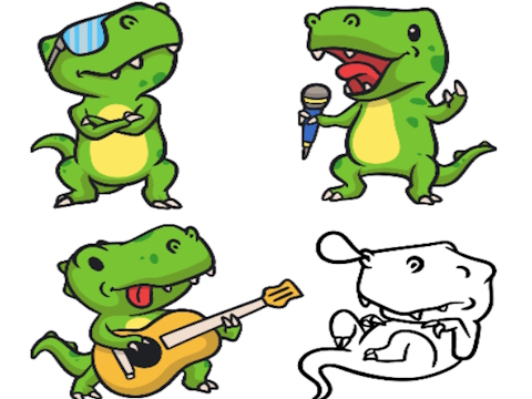 Click And Colors Dinosaurs