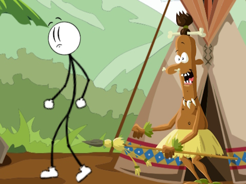 Stick Doors and Island