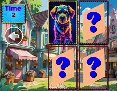 Funny Animals Memory Game