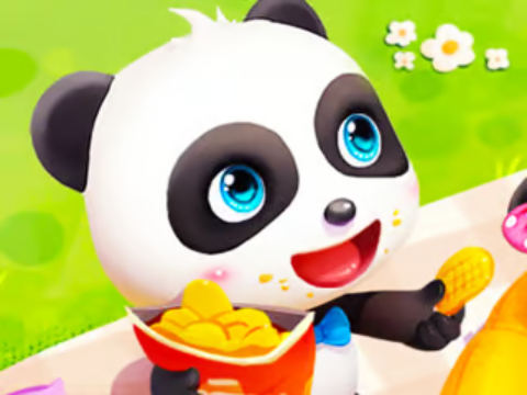 Jigsaw Puzzle: Baby Panda Spring Picnic