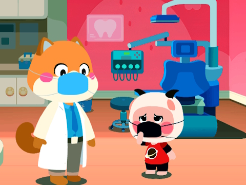 Baby Panda Dentist Care