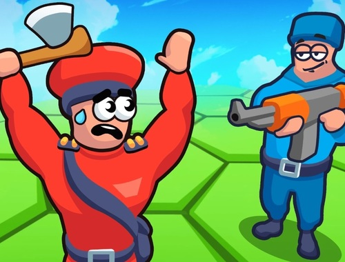 Tile Hex World: Red vs Blue