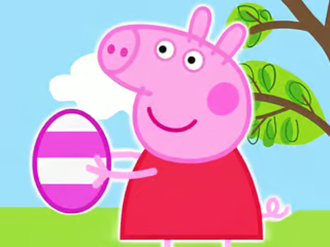 Jigsaw Puzzle: Peppa Pig Easter Eggs