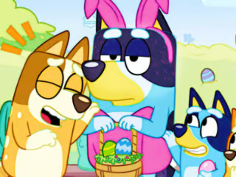 Jigsaw Puzzle: Bluey Easter Dress Up
