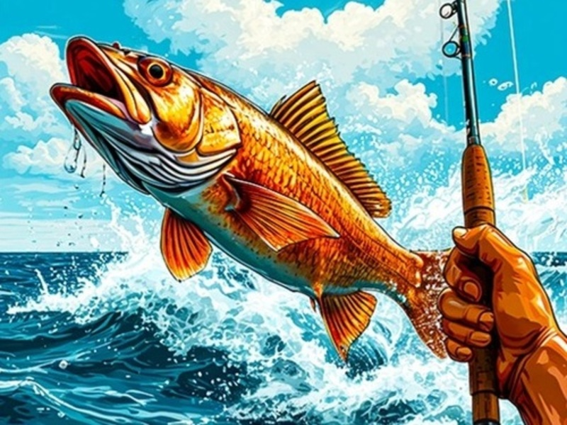 Russian Fishing at Sea