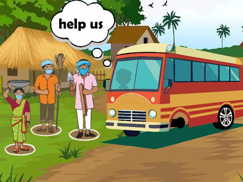 Help Village Construction Workers