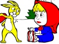 Masha and Bunny Coloring