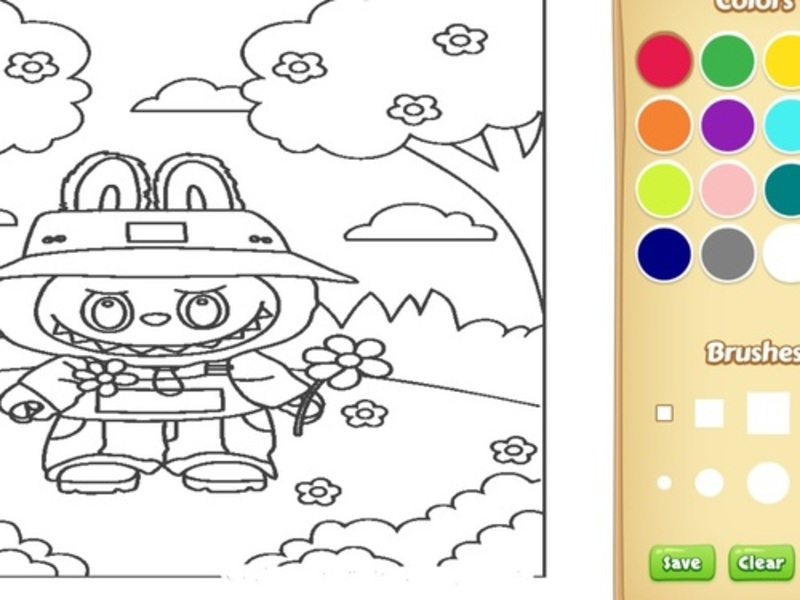 Labubu Coloring Book For Kids