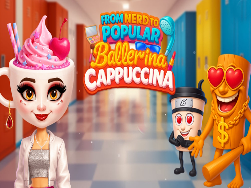 From Nerd to Popular Ballerina Cappuccina