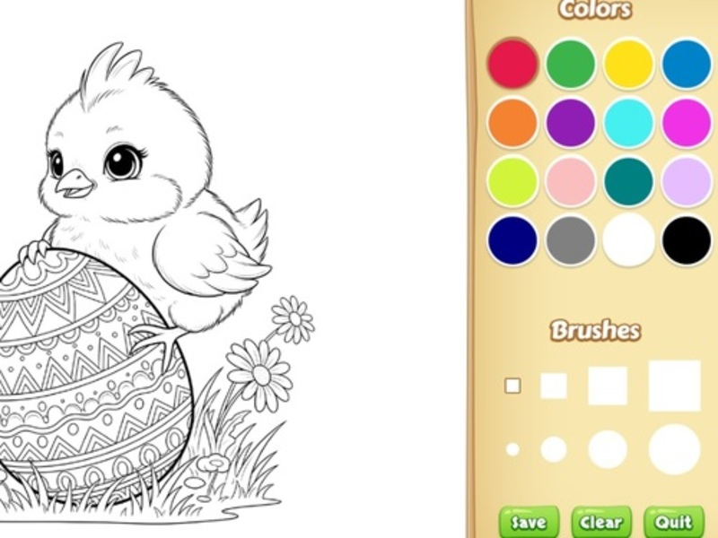 Easter Coloring Book for Kids