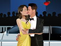 Angelina and Brad Kissing