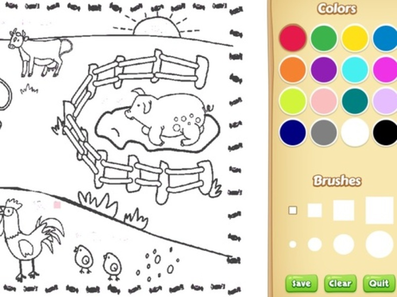 Farming Coloring Book For Kids