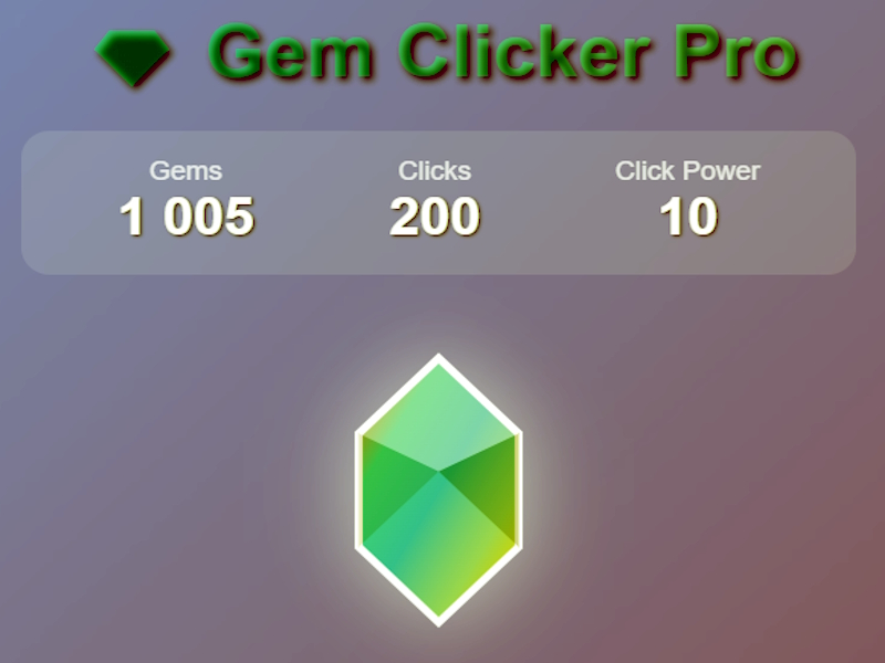 Gem clicker pro