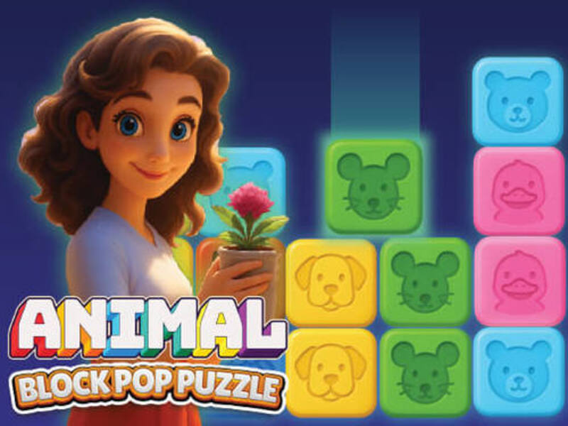 Animal Block Pop Puzzle