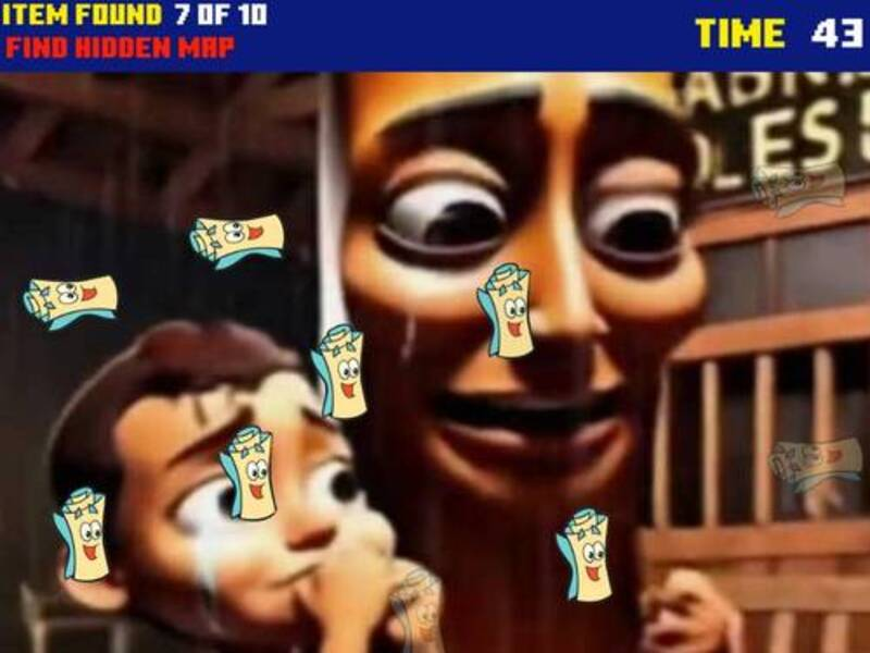 Tung Tung Sahur: Find Hidden Map